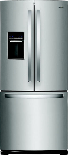Whirlpool - 19.7 Cu. Ft. French Door Refrigerator - Stainless Steel -