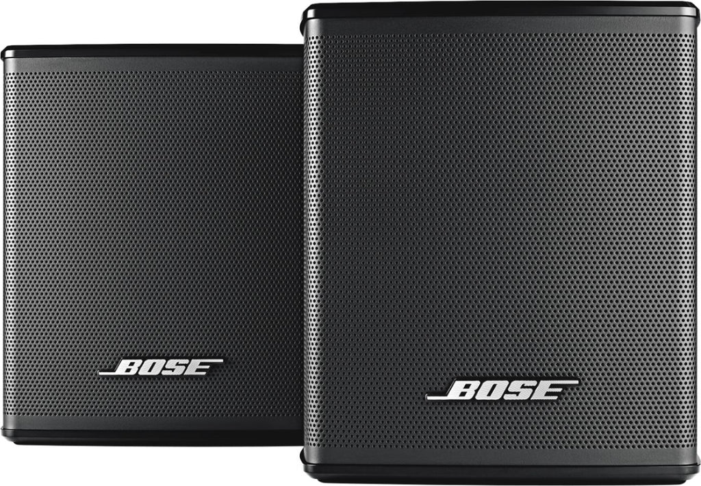 Bose - Surround Speakers 120-Watt Wireless Home Theater Speakers (Pair) - Black -