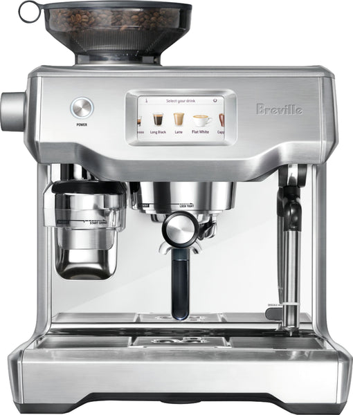 Breville - Oracle Touch Espresso Machine with 15 bars of pressure, Milk Frother and intergrated grinder - Brushed Stainless Steel -