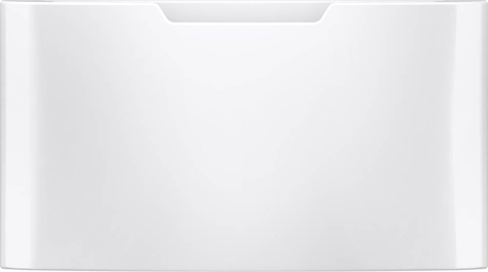 GE - Washer/Dryer Laundry Pedestal with Storage Drawer - White -