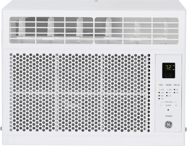 GE - 150 Sq. Ft. 5,000 BTU Window Air Conditioner with Remote - White -