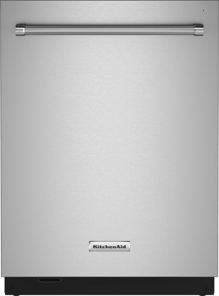 KitchenAid - Top Control Built-In Dishwasher with Stainless Steel Tub, 3rd Rack, 44dBA - Stainless Steel -