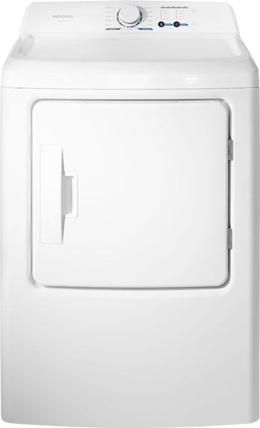 Insigniaâ¢ - 6.7 Cu. Ft. Electric Dryer with Sensor Dry - White -