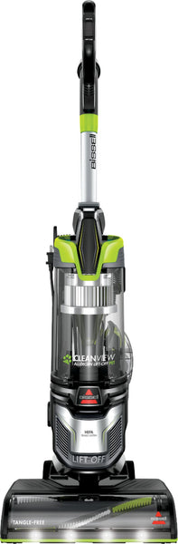 BISSELL - CleanView Allergen Lift-Off Pet Vacuum - Black/ Electric Green -