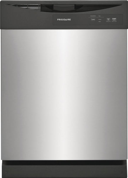 Frigidaire 24" Front Control Built-In Dishwasher, 62dba - Stainless Steel -