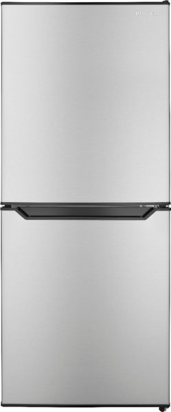 Insignia™ - 4.9 Cu. Ft. Mini Fridge with Bottom Freezer and ENERGY STAR Certification - Stainless Steel -