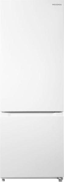 Insigniaâ¢ - 11.5 Cu. Ft. Bottom Mount Refrigerator with ENERGY STAR Certification - White -