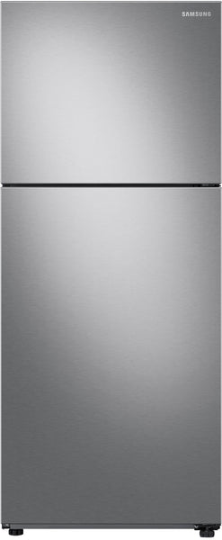 Samsung - 15.6 cu. ft. Top Freezer Refrigerator with All-Around Cooling - Stainless Steel -