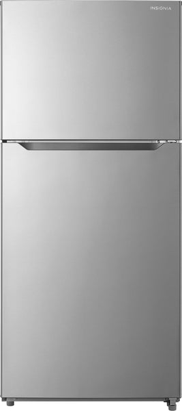 Insigniaâ¢ - 18 Cu. Ft. Top-Freezer Refrigerator with ENERGY STAR Certification - Stainless Steel -