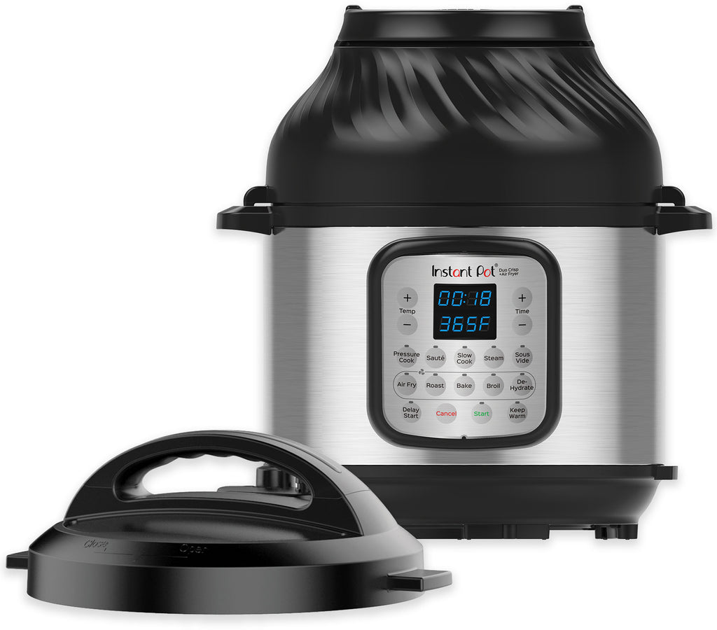 Instant Pot - 6Qt Crisp Pressure Cooker Air Fryer - Silver -