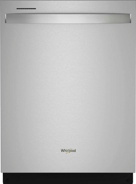 Whirlpool - 24" Top Control Built-In Dishwasher with Stainless Steel Tub, Large Capacity with Tall Top Rack, 50 dBA - Stainless Steel -