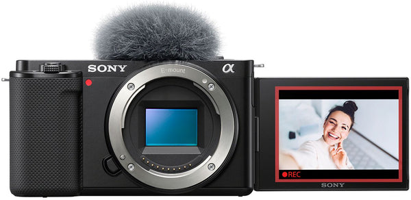 Sony - Alpha ZV-E10 Mirrorless Vlog Camera - Body Only - Black -