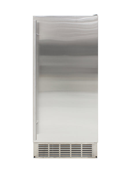 Vinotemp - Brama Indoor 15-Inch 25 Lb Freestanding Icemaker - Silver -