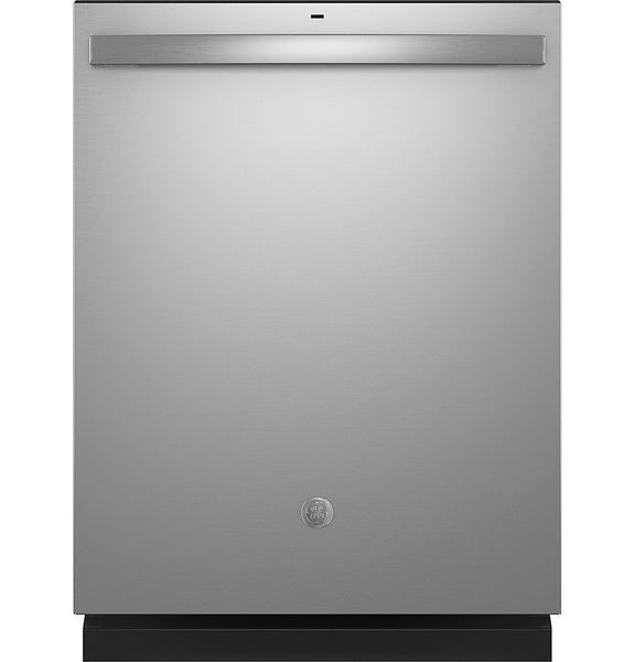 GE - Top Control Built In Dishwasher with Sanitize Cycle and Dry Boost, 50 dBA - Stainless Steel -