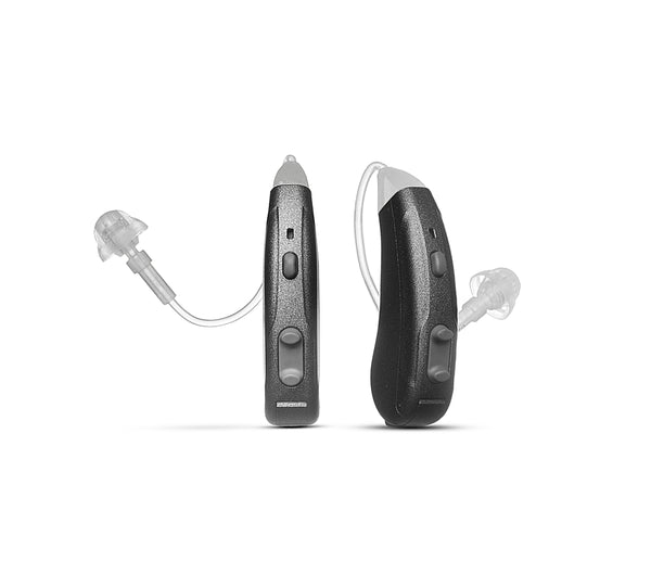 Lexie Hearing - Lexie Lumen self-fitting OTC hearing aids - Metallic Black -