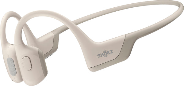Shokz - OpenRun Pro Premium Bone Conduction Open-Ear Sport Headphones - Beige -