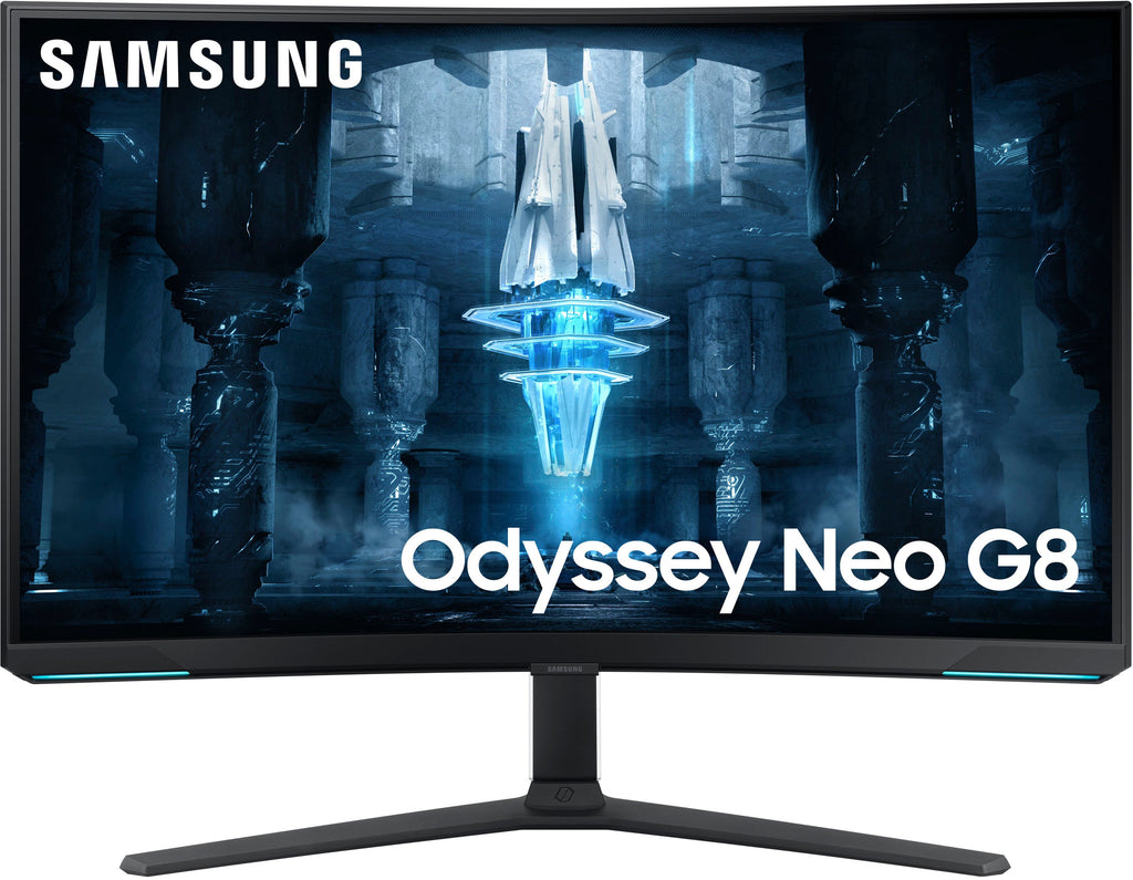 Samsung - Odyssey Neo G8 32" Curved 4K UHD FreeSync Premium Pro & G-Sync Compatible  240Hz 1ms Gaming Monitor - Black -