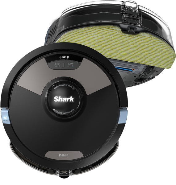 Shark - AI Ultra 2-in-1 Robot Vacuum & Mop with Sonic Mopping, Matrix Clean, Home Mapping, WiFi Connected - Black -