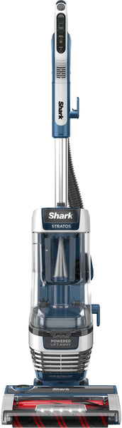 Shark - Stratos Upright Vacuum with DuoClean PowerFins HairPro, Self-Cleaning Brushroll, Odor Neutralizer Technology - Navy -