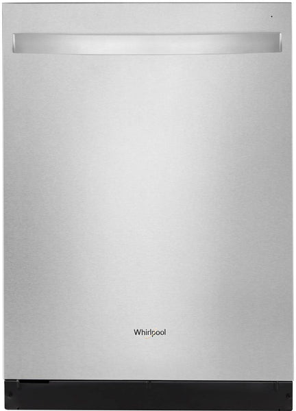 Whirlpool - Top Control Built-In Dishwasher with 3rd Rack and 51 dBa - Stainless Steel -