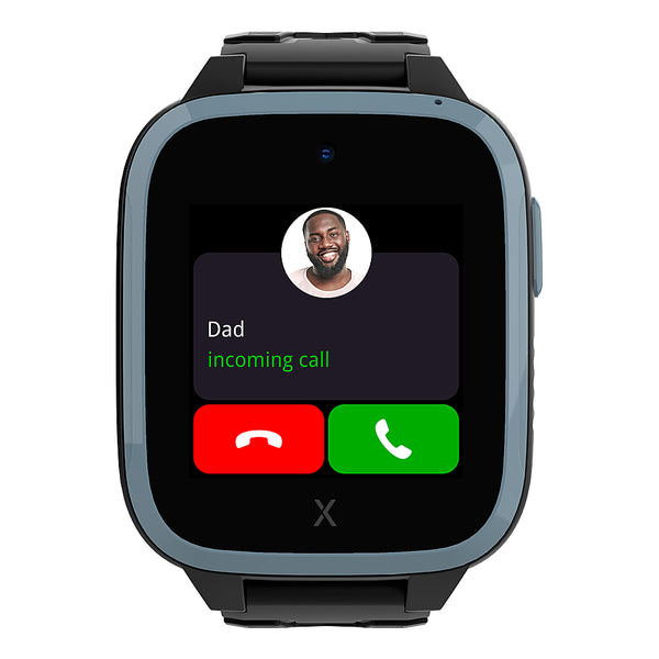 Xplora - Kids' XGO3 (GPS + Cellular) Smart Watch 42mm Calls, Messages, SOS, GPS Tracker, Camera, Step Counter, SIM Card - Black -