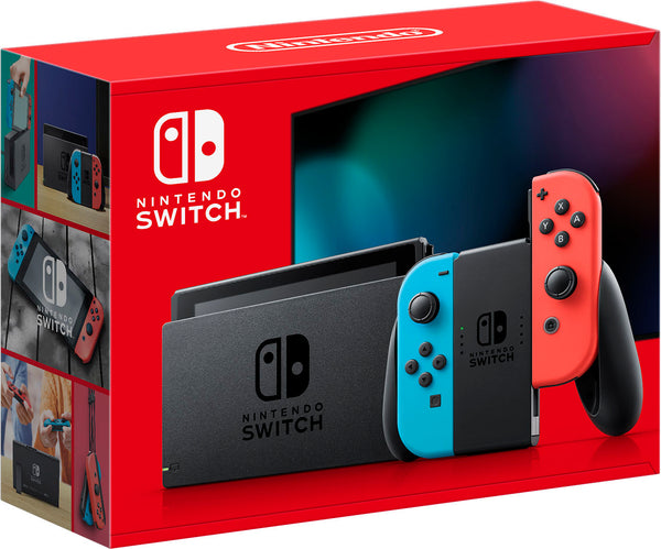 Nintendo - Switch with Neon Blue and Neon Red Joy-Con - Multi -