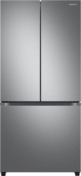 Samsung - 25 cu. ft. 3-Door French Door Smart Refrigerator with Beverage Center - Stainless Steel -