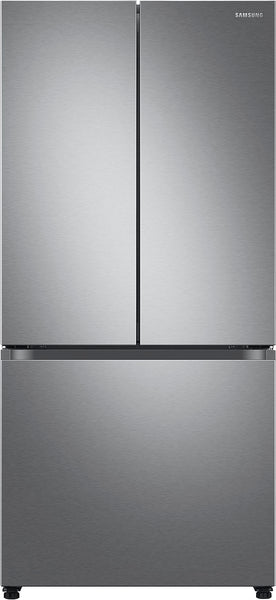 Samsung - 25 cu. ft. 3-Door French Door Smart Refrigerator with Dual Auto Ice Maker - Stainless Steel -