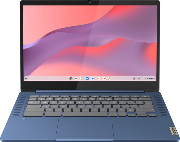 Lenovo - IdeaPad Slim 3 Chromebook Laptop - 14" FHD Touchscreen Laptop - MediaTek Kompanio 520 - 4GB Memory - 64GB eMMC - Abyss Blue -
