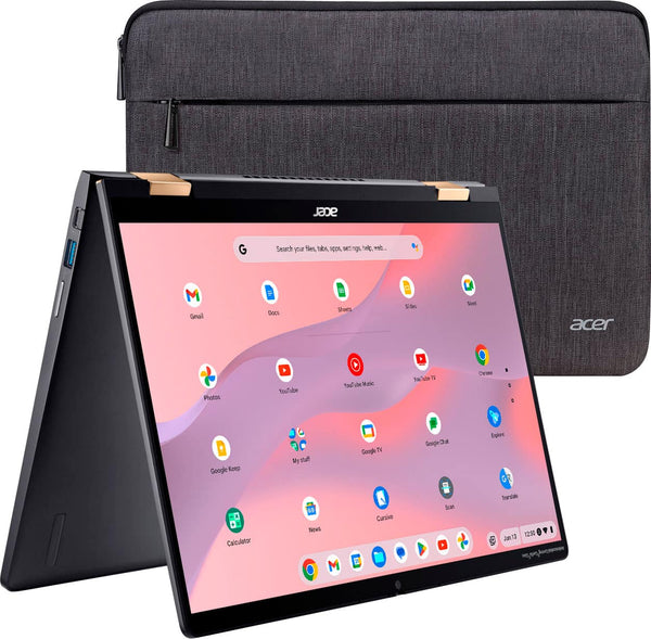 Acer Chromebook Spin 714 CP714-2W CP714-2W-56B2 14 Touchscreen Convertible 2 in 1 Chromebook - WUXGA - Intel Core i5 13th Gen i5-1335U - 8 GB - 256 GB SSD - English (US) Keyboard - Steel Gray - NX.KLAAA.001