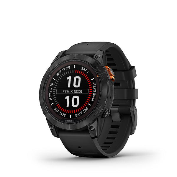 Garmin - fenix 7 Pro Solar GPS Smartwatch 47 mm Fiber-reinforced polymer - Slate Gray -