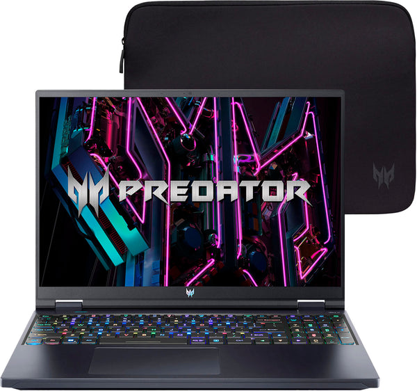 Acer - Predator Helios 16- 16" 240Hz Gaming Laptop WQXGAâ Intel i9-13900HX with 16GB memoryâ NVIDIA GeForce RTX 4080â 1TB SSD - Black -