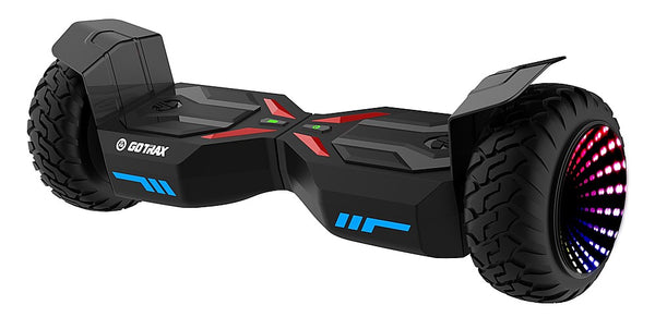 GoTrax - Quest Pro Hoverboard w/7 mi Max Range & 7.5 mph Max Speed - Black -