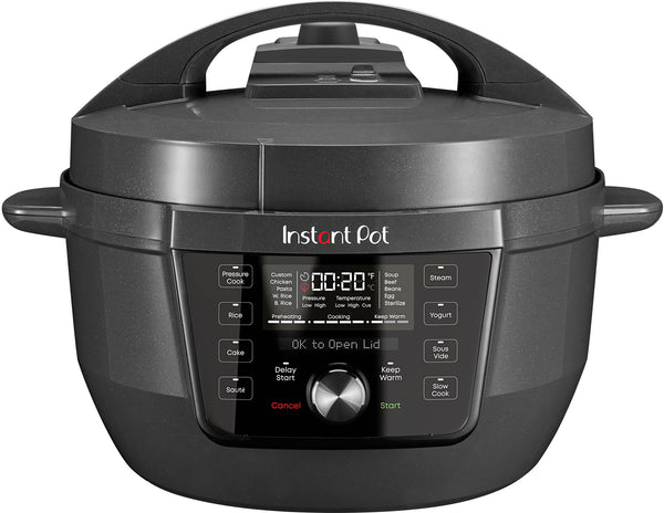 Instant Pot - RIO WIDE Plus 7.5Qt 7-in-1 Electric Pressure Cooker & Multi-Cooker - Black -