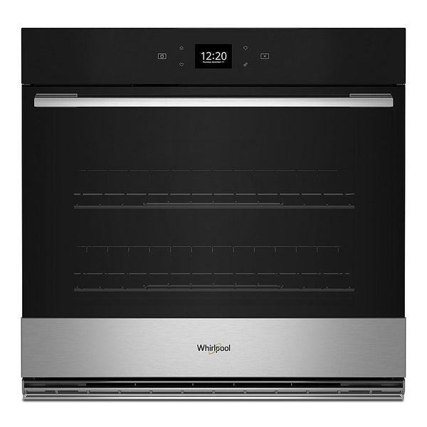 Whirlpool - 30" Smart Built-In Single Electric Wall Oven with Air Fry - Stainless Steel -