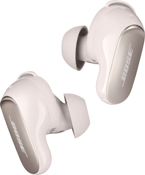 Bose - QuietComfort Ultra True Wireless Noise Cancelling In-Ear Earbuds - White Smoke -