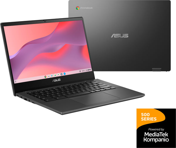 ASUS Chromebook CM1402 14" Laptop - MediaTek Kompanio 520 - 4GB Memory - 64GB eMMC - Gravity Gray -