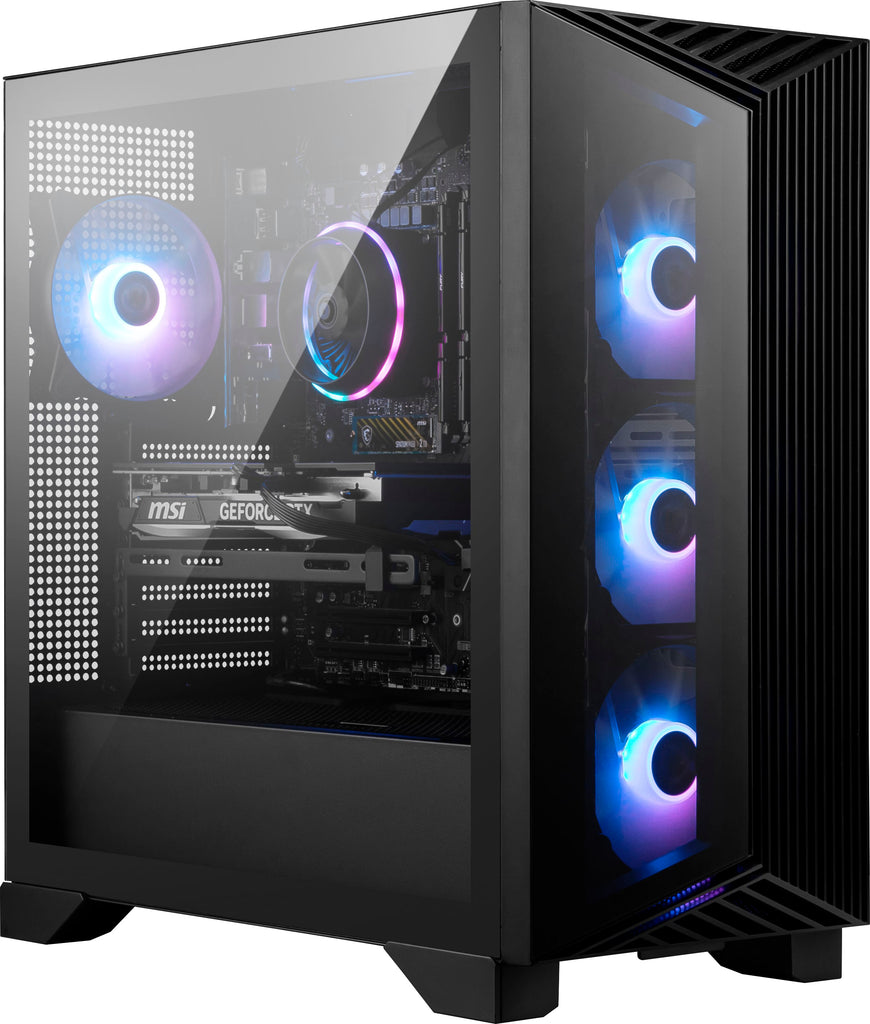 MSI - Aegis Z2 Gaming Desktop - AMD R7-7700 - 16GB Memory - NVIDIA GeForce RTX 4070 Super - 1TB SSD - Black - Black -