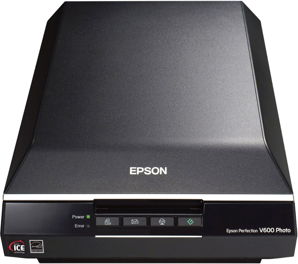 Epson - Perfection V600 Photo Scanner - Black -