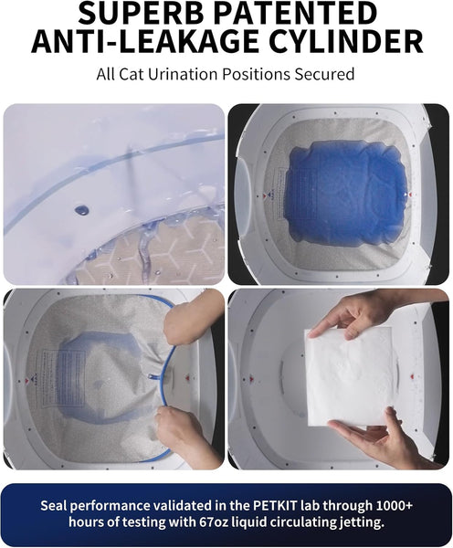PETKIT 2025 New Purobot Ultra Automatic Waste Packing Self-Cleaning Cat Litter Box with AI Camera, 5G WiFi Phone App Control, True Hands-Free Auto Scooping, Anti-Pinch Sensor, Pet Facial Recognition
