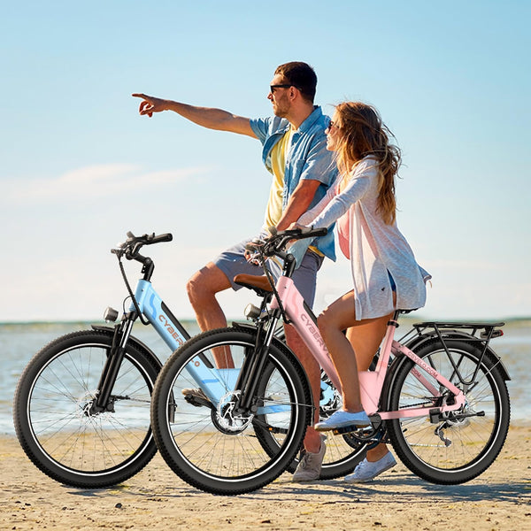 1000 Peak Electric Bike for Adults,up 80 Miles Removable Battery Ebike, 26" Electric E Bike with 7-Speed,Adult Electric Bicycles for Commute Beach Snow Womens All Terrain