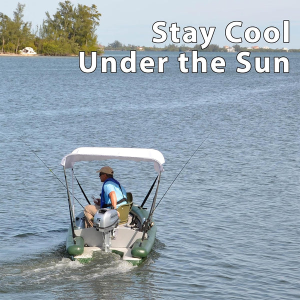 Sea Eagle FSK16 FishSkiff Inflatable 16', High Pressure, All-Drop-Stitch, 1-3 Person Frameless Fishing Boat w/Rigid 6” External Keel - Portable, Storable, and Transportable