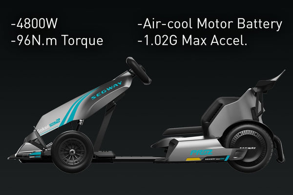 Segway Ninebot Gokart Pro and Gokart Pro 2, Electric Go Kart with Enhanced Safety Features, High-Speed Racing and Immersive Gaming Combo, Ultimate Drift Experience for Ages 14+, Up to 15.5 Miles
