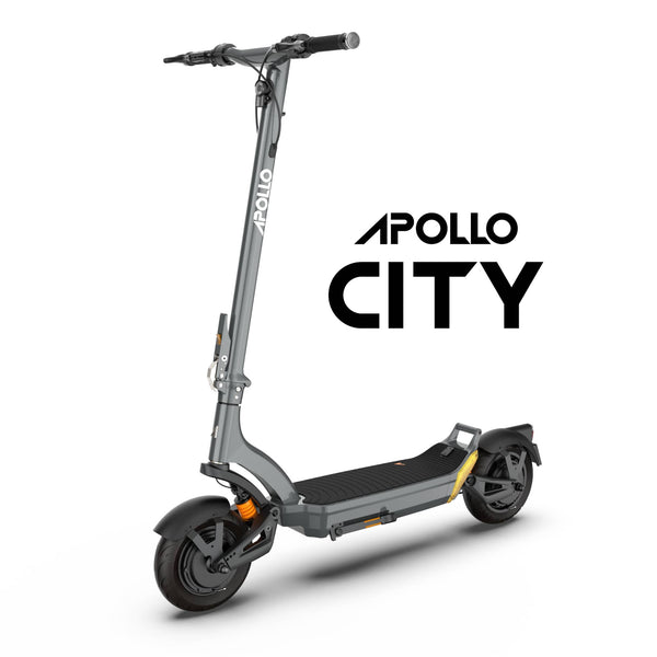 Apollo - City Pro 2024 Premium Electric Scooter w/43 mi Max Range & 34 mph Max Speed - Space Gray -