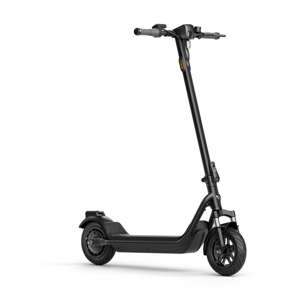 NIU - KQi 100F Foldable Electric Kick Scooter w/ 15.5 mi Max operating Range & 15.5 mph Max Speed - White -