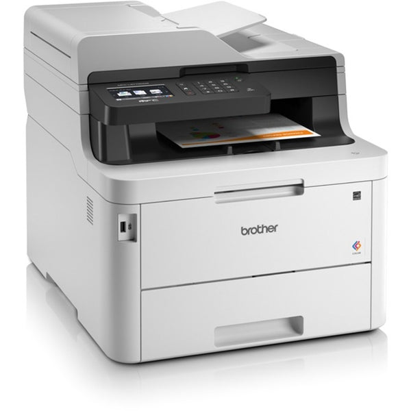 Brother MFC-L3770CDW Compact Digital Color All-in-One Printer Providing Laser Quality Results with 3.7" Color Touchscreen, Wireless and Duplex Printing and Scanning - MFC-L3770cdw