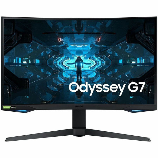 Samsung Odyssey G7 C27G75TQSN 27" Class WQHD Curved Screen LED Monitor - 16:9 - Black - C27G75TQSN