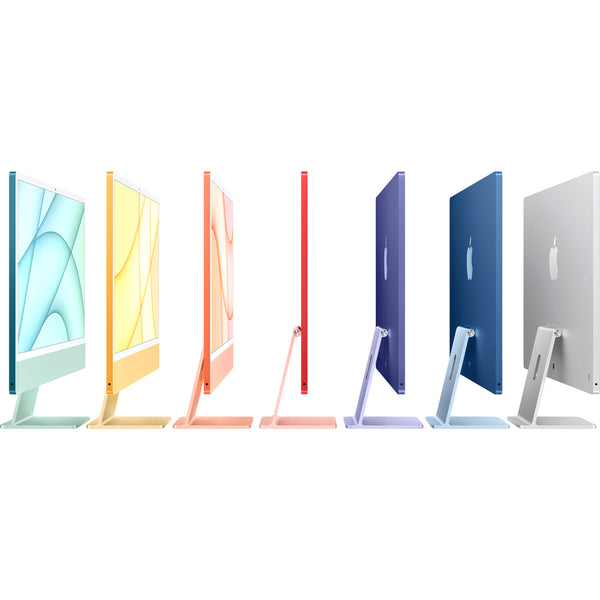 Apple iMac MGPC3LL/A All-in-One Computer - Apple M1 Octa-core (8 Core) - 8 GB RAM - 256 GB SSD - 24" 4.5K 4480 x 2520 - Desktop - Silver - MGPC3LL/A
