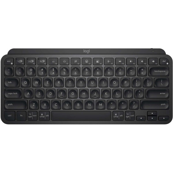 Logitech MX Keys Mini Minimalist Wireless Illuminated Keyboard, Compact, Bluetooth, Backlit, USB-C, Compatible with Apple macOS, iOS, Windows, Linux, Android, Metal Build (Black) - 920-010475