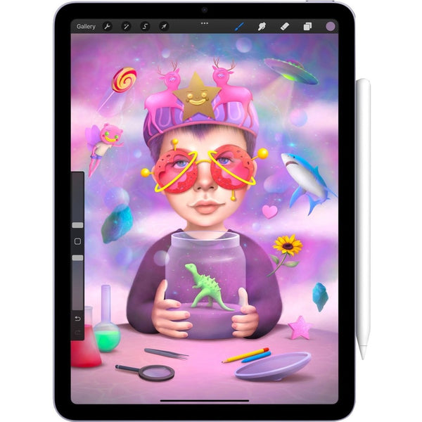 Apple iPad Air (5th Generation) A2589 Tablet - 10.9" - Octa-core) - 8 GB RAM - 64 GB Storage - iPadOS 15 - 5G - Purple - MME93LL/A